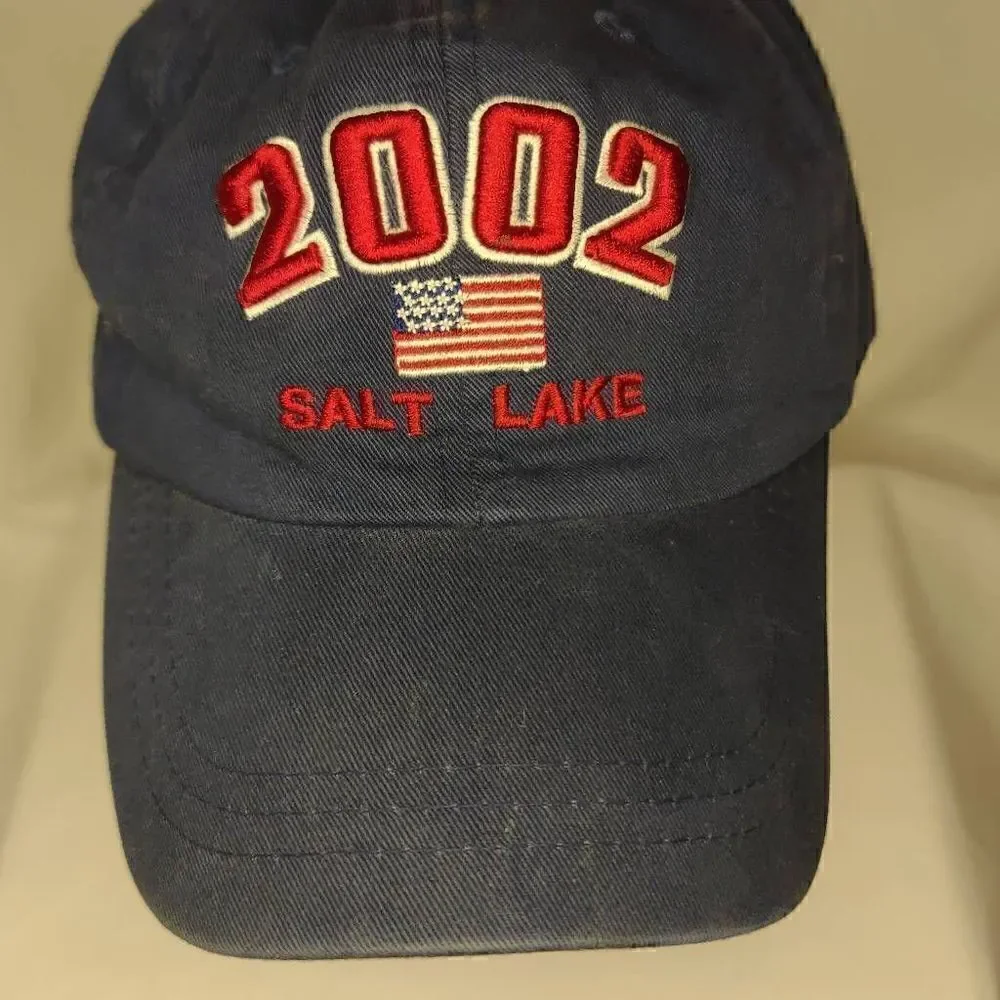 Vintage 2002 American Olympics Salt Lake Official Licensed Merchandise Hat